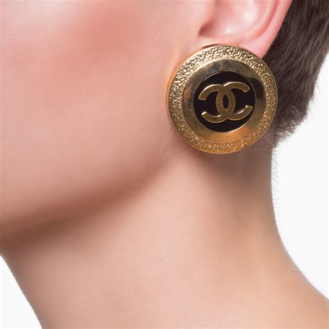 chanel earrings vintage uk|most collectible chanel earrings.